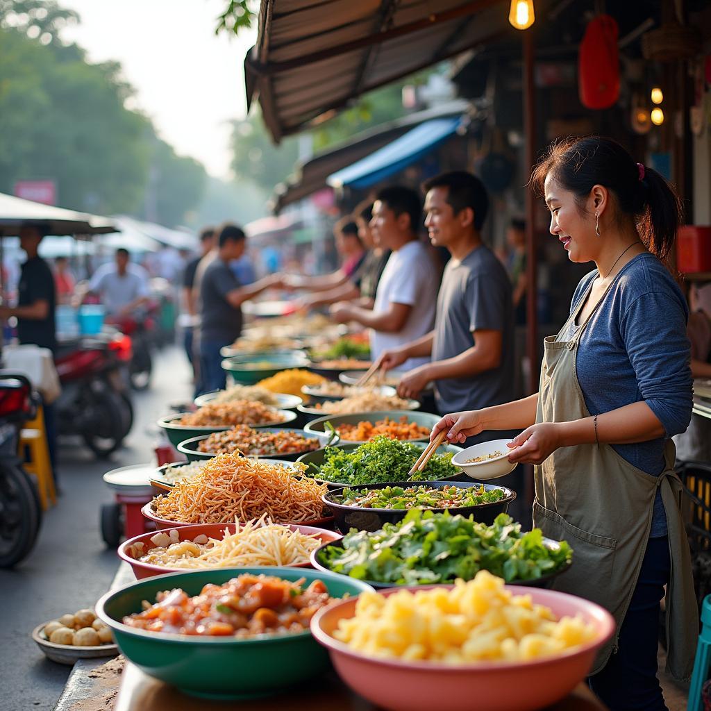 Món ngon đặc sản và không gian ẩm thực ven sông tại Phường Bình Quới